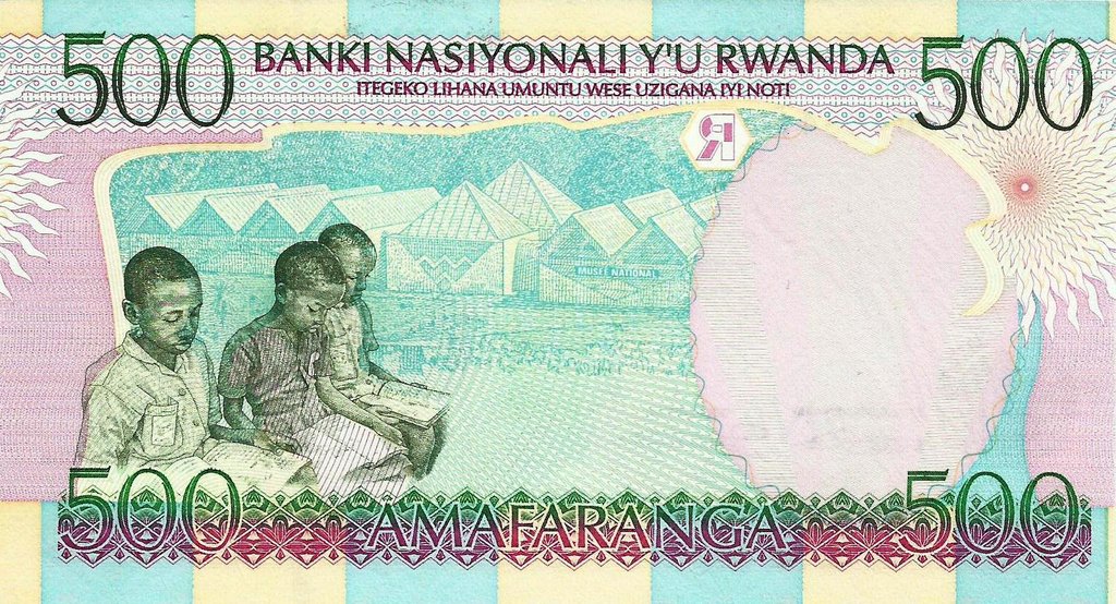Ruanda - 500 Francos 1998 (# 26)
