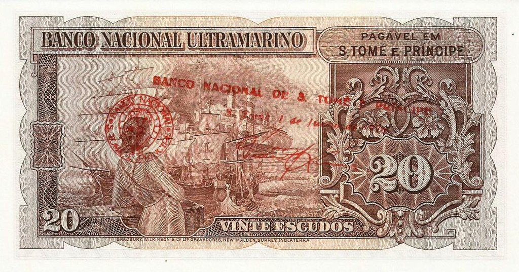 S.T. Principe - 20$00 1958 (76) (# 44)