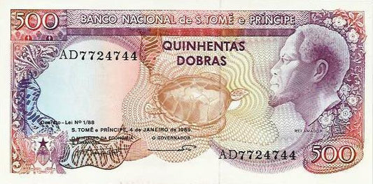 S.T. Principe - 500 Dobras 1989 (# 61)