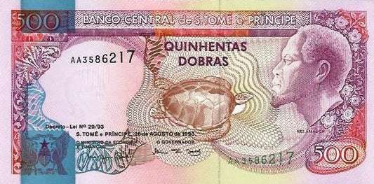 S.T. Principe - 500 Dobras 1993 (# 63)