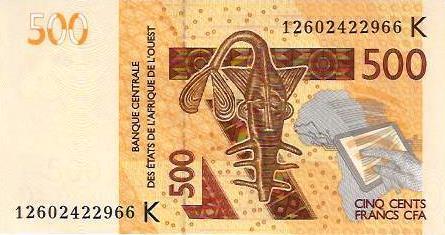 Senegal - 500 Francos 2012 (# 719Kb)