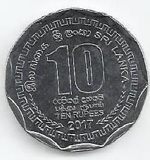 Sri Lanka - 10 Rupias 2017 (Km# 217) 150 Anos Chá do Ceilão
