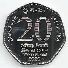 Sri Lanka - 20 Rupias 2020 (Km# ..) Faculd. Medicina