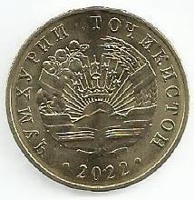 Tajiquistao - 50 Dirham 2022 (Km# 55)