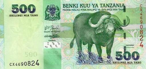Tanzania - 500 Shilingi 2003 (# 35)
