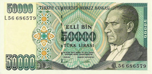 Turquia - 50000 Liras 1971/82 (# 204)