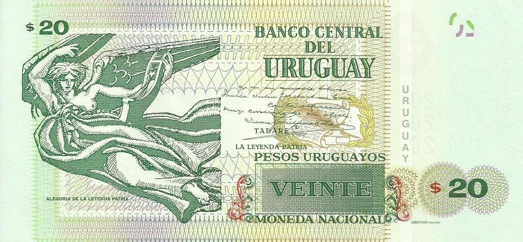 Uruguai - 20 Pesos 2015 (# 86c)