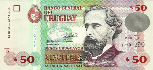 Uruguai - 50 Pesos 2008 (# 87)