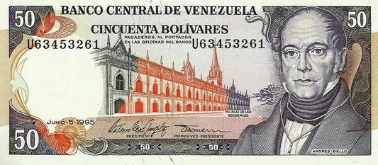 Venezuela - 50 Bolivares 1995 (# 65e)