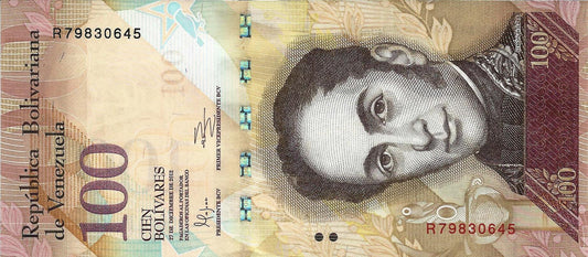 Venezuela - 100 Bolivares 2012 (# 93f)