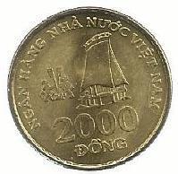 Vietname - 2000 Dong 2003 (Km# 75)