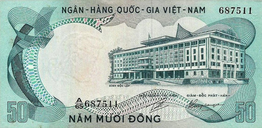 Vietname Sul - 50 Dong 1972 (# 30a)