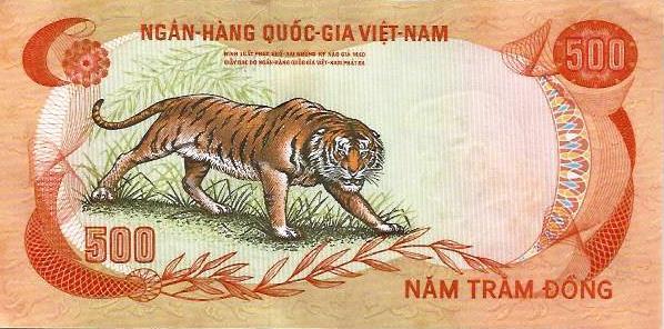 Vietname Sul - 500 Dong 1972 (# 33a)