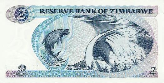 Zimbabwé - 2 Dolares 1980 (# 1a)